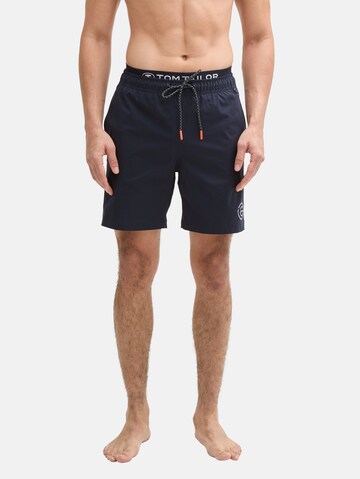 TOM TAILOR Badeshorts in Blau: Vorderseite