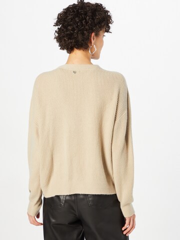 Rich & Royal Knit Cardigan in Beige