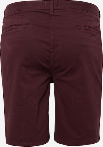 Regular Pantaloni eleganți de la BURTON MENSWEAR LONDON pe roșu