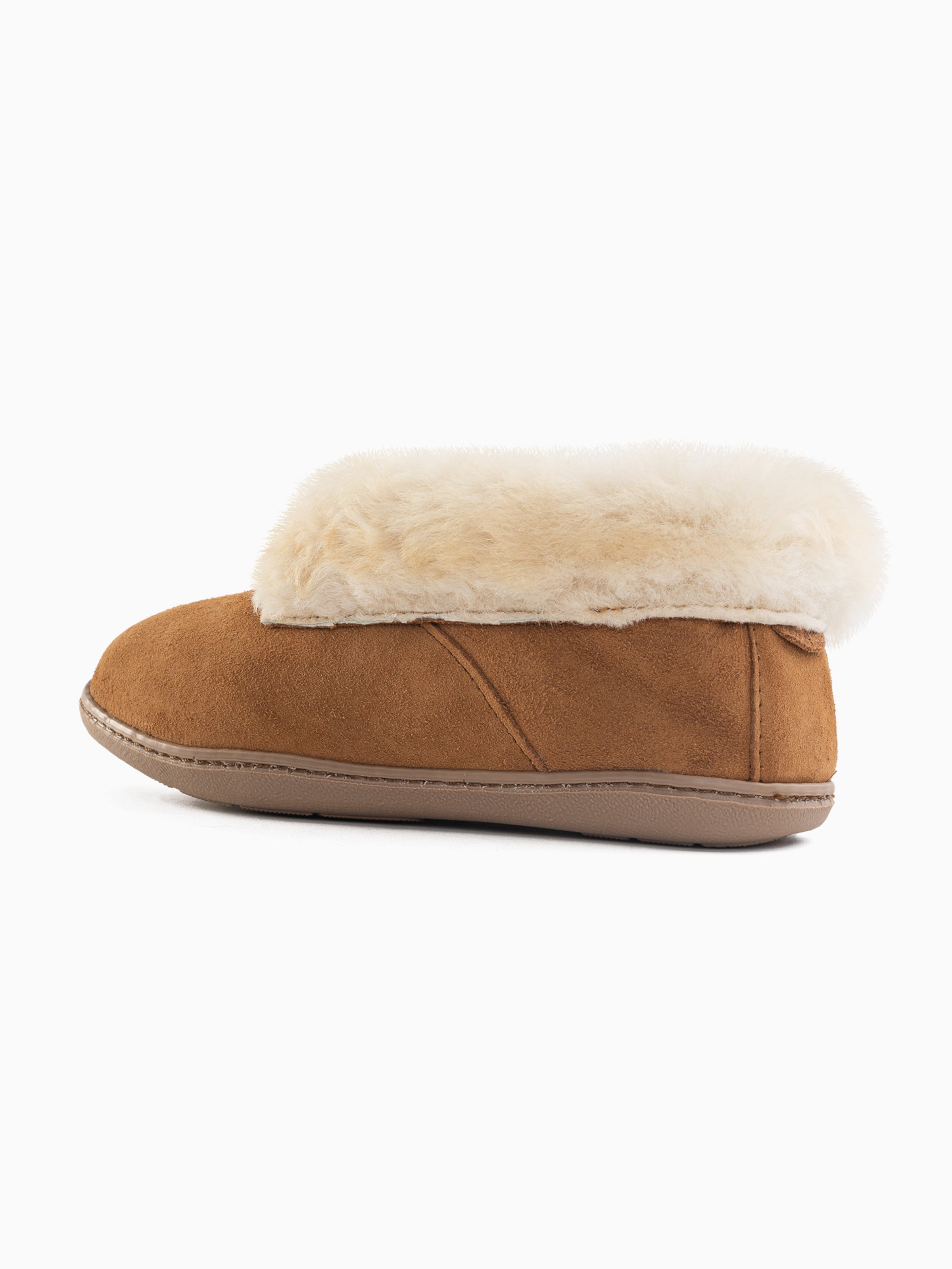 Minnetonka Παντόφλα 'Sheepshin' σε καφέ