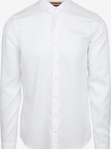 Coupe slim Chemise Suitable en blanc : devant