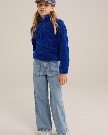 Sweat-shirt WE Fashion en bleu