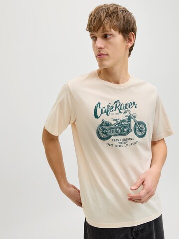 JJ Rebel Majica 'JREBMATHEO' | bež barva
