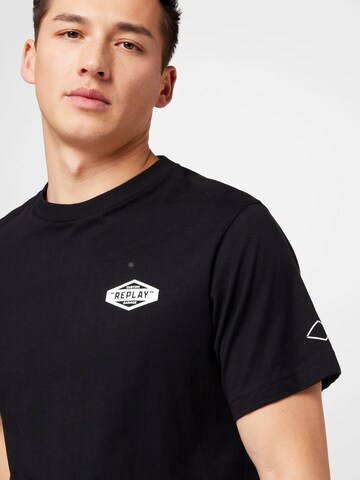 REPLAY Shirt in Black