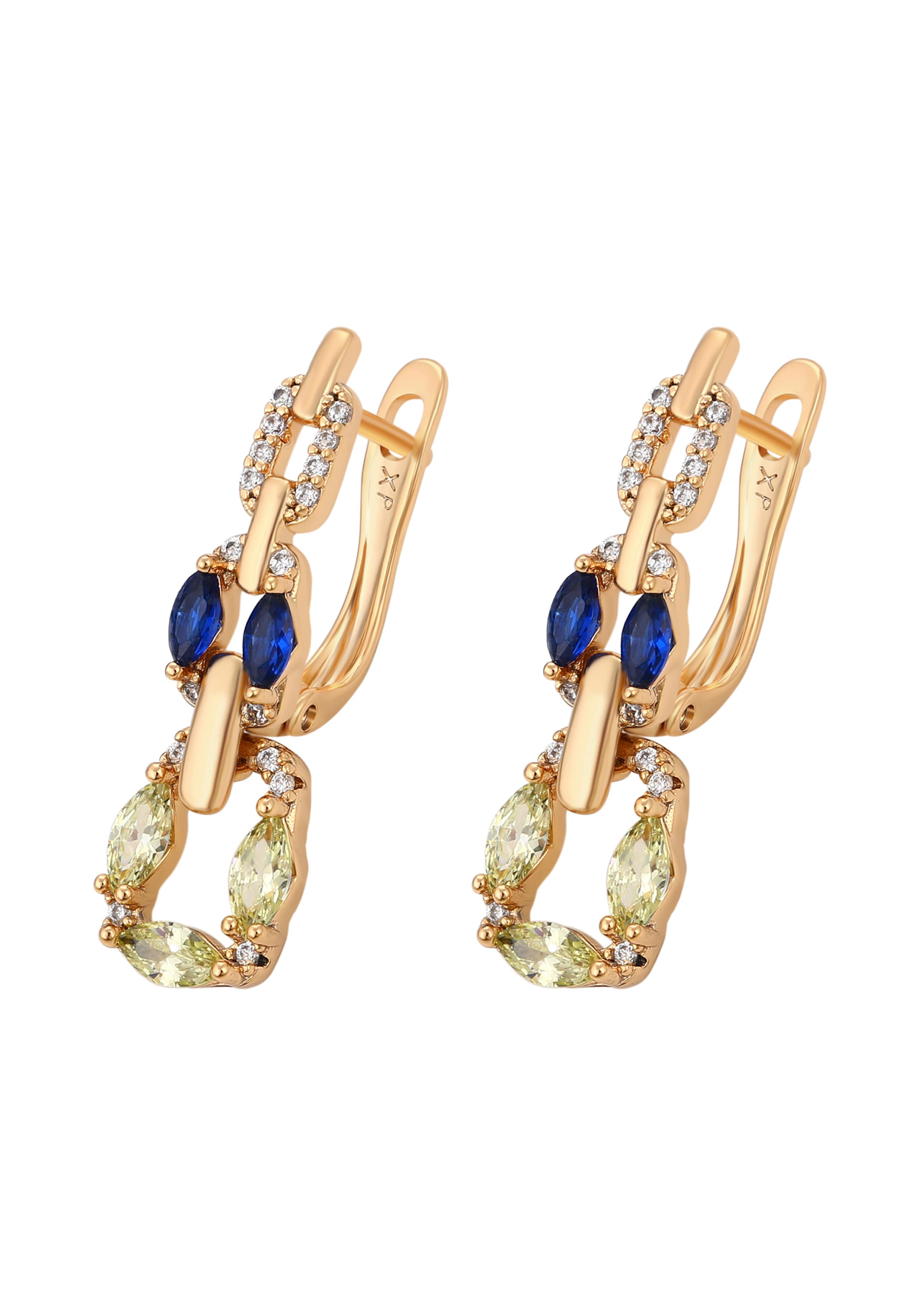 Gaya - Pendientes en oro: frente