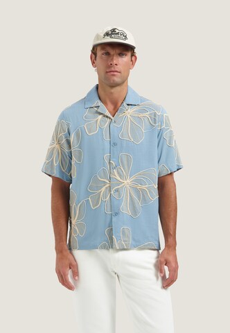 Dstrezzed Regular fit Overhemd 'Jackson' in Blauw: voorkant