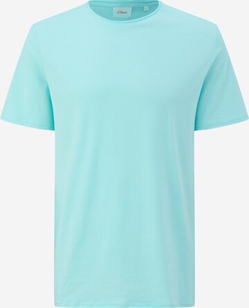 s.Oliver Shirt in Blauw: voorkant