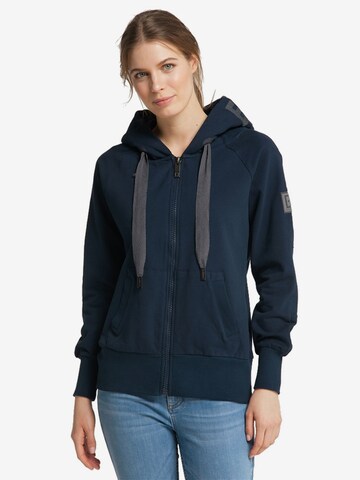 Elbsand Sweatjacke 'Kelda' in Blau: predná strana