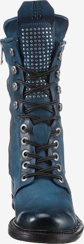 A.S.98 Lace-Up Ankle Boots in Blue