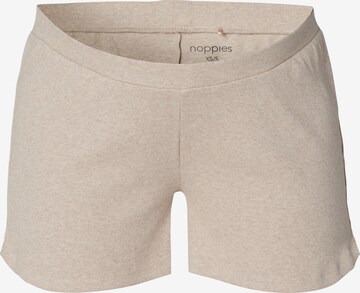 Pantaloncini da pigiama 'Jada' di Noppies in beige: frontale