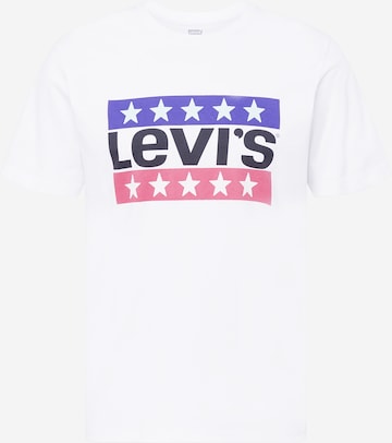 Tricou 'Graphic Crewneck Tee' de la LEVI'S ® pe alb: față