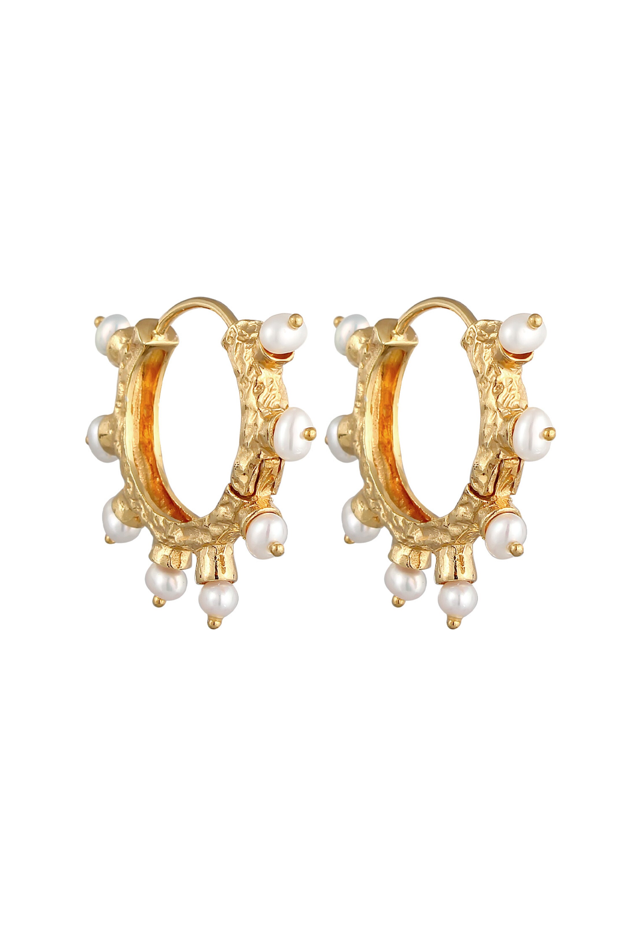 Haze&Glory Earrings 'Sun of Pearls' in Gold