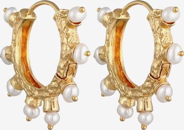 Boucles d'oreilles 'Sun of Pearls' Haze&Glory en or