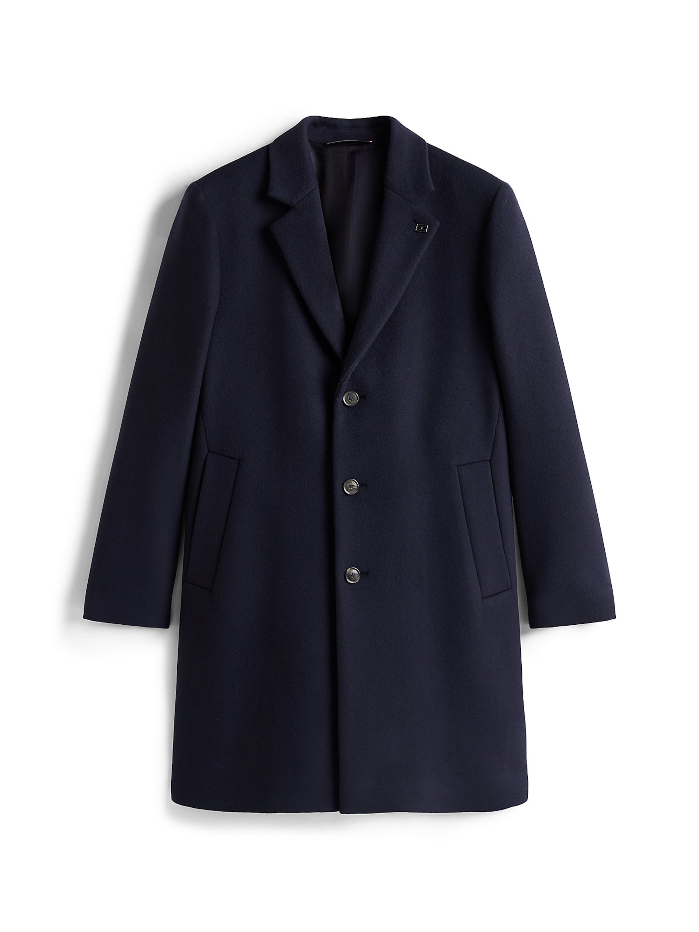 TOMMY HILFIGER Between-seasons coat in Blue: front