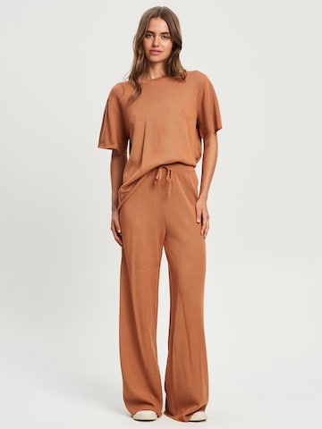 Calli Loose fit Trousers 'BYRON' in Brown