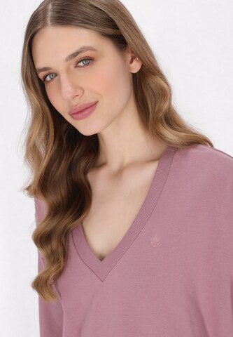 Sweat-shirt DreiMaster Maritim en rose