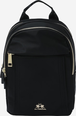 La Martina Backpack 'VIVIANA' in Black: front