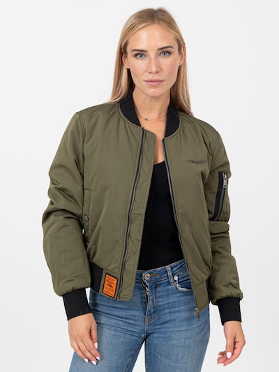 Bombers Between-season jacket 'MAX WOMEN' in XS in Green, Item view