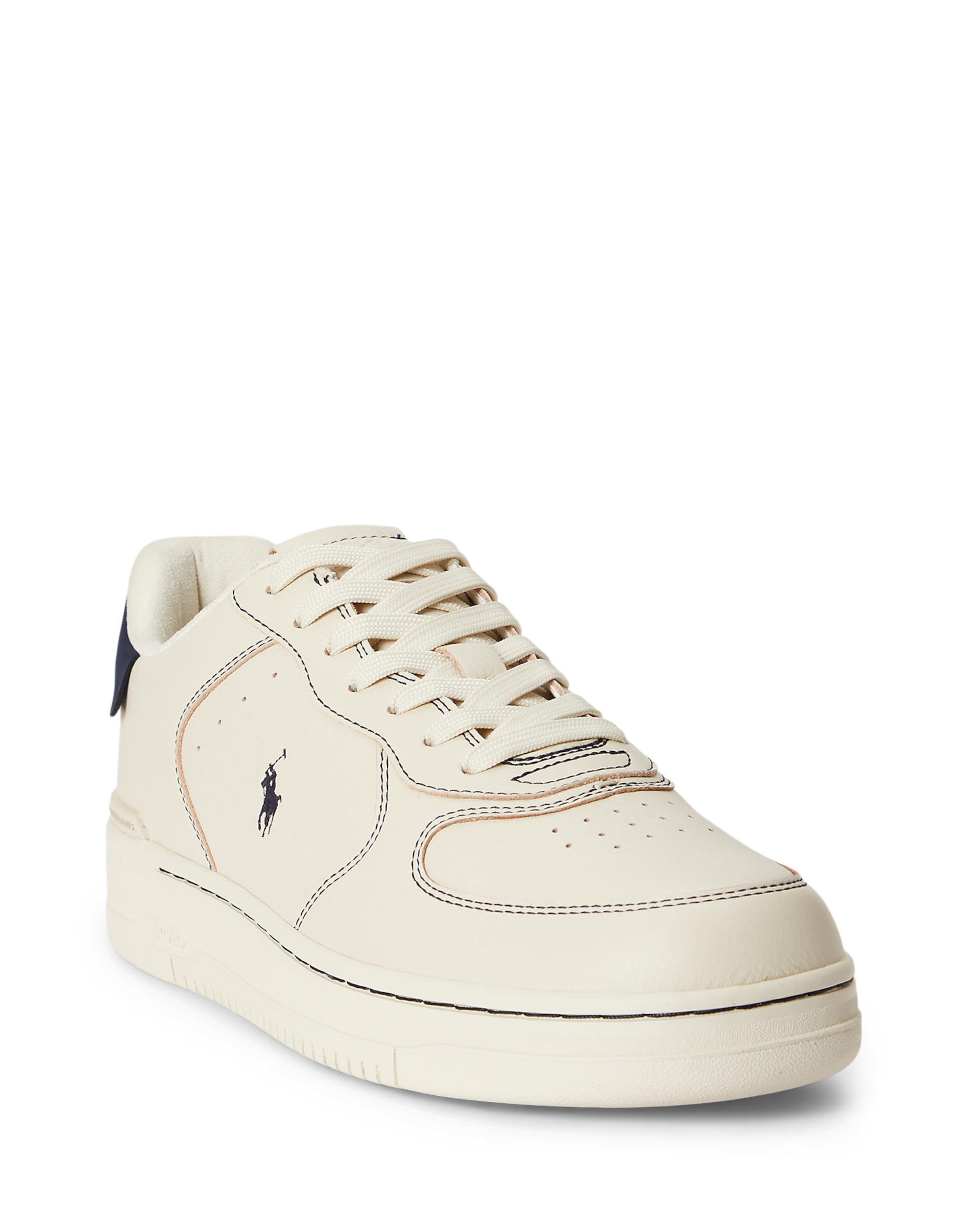 Polo Ralph Lauren - Sapatilhas baixas 'MASTERS CRT' em bege: frente