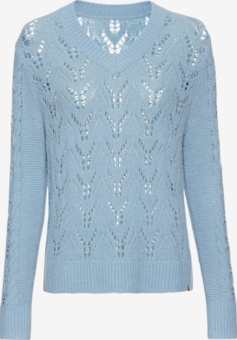 CAMEL ACTIVE Sweater in Blue: front