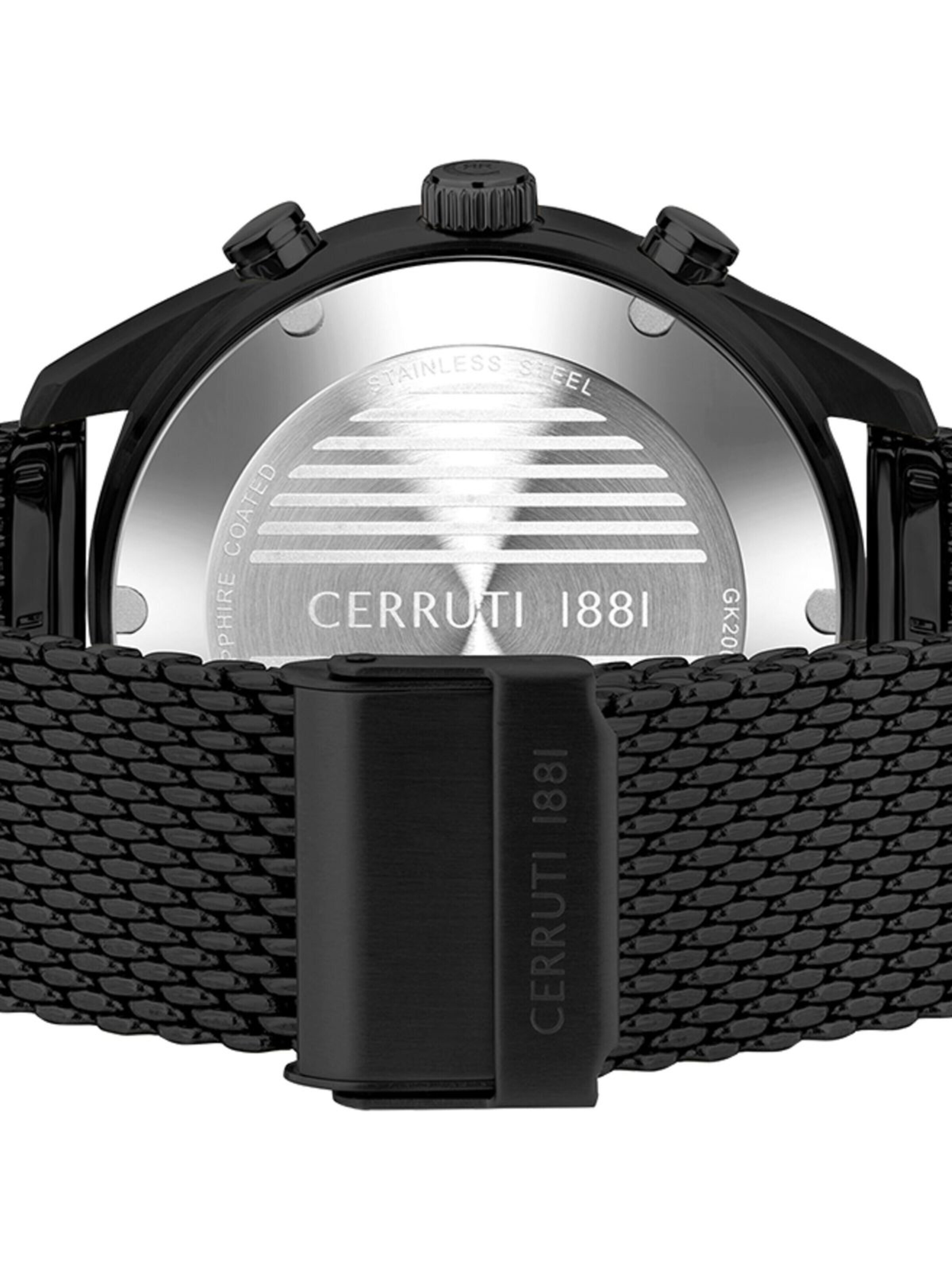 Montre à affichage analogique 'Grottamare' CERRUTI 1881 en noir
