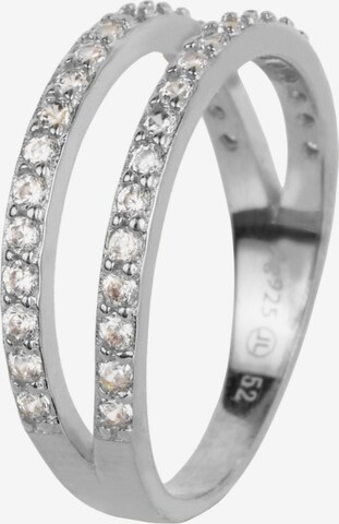 Jacques Lemans Ring in Silber: predná strana