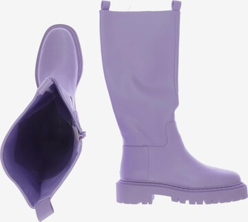Monki Dress Boots in 38 in Purple: front