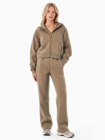 Organication Sweatjacke in Braun