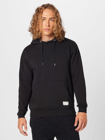 Sweat-shirt 'Lenz' !Solid en noir : devant