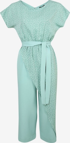 Awesome Apparel Jumpsuit in Groen: voorkant