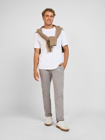 yazubi Slim fit Chino Pants 'Dustin' in Grey