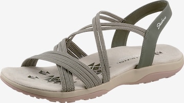 SKECHERS Sandalen met riem in Groen: voorkant