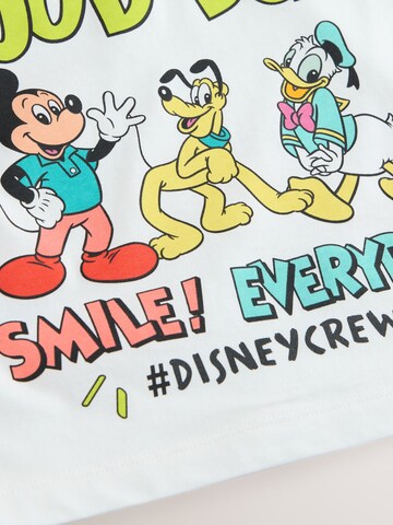 T-Shirt 'Mickey & Friends' Next en blanc