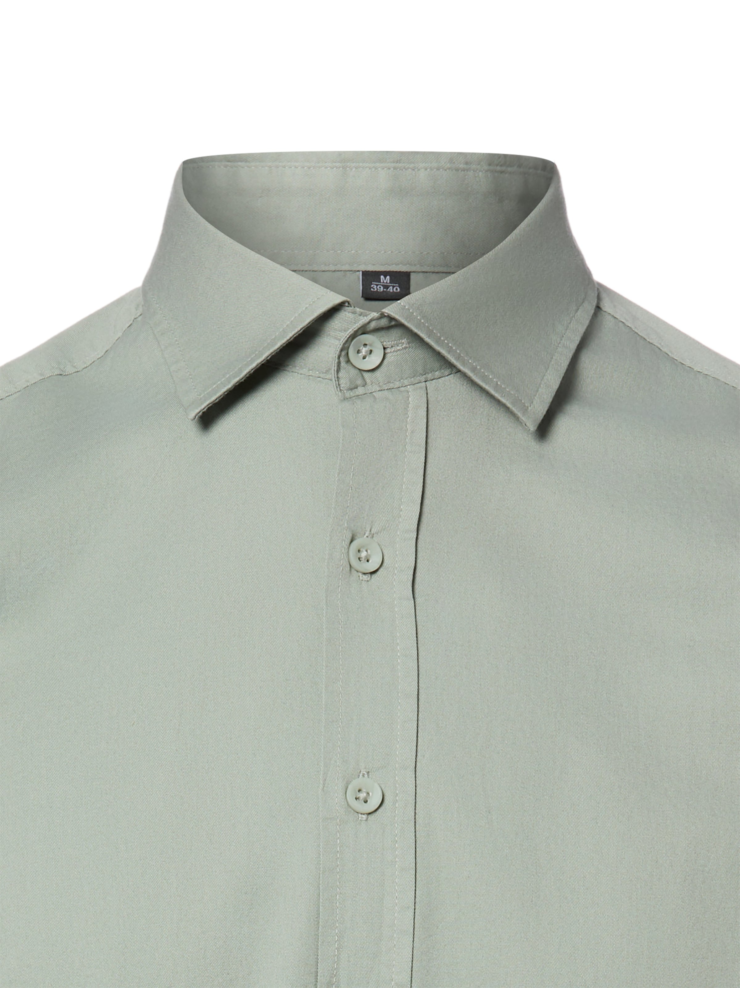 Nils Sundström Regular fit Button Up Shirt in Green