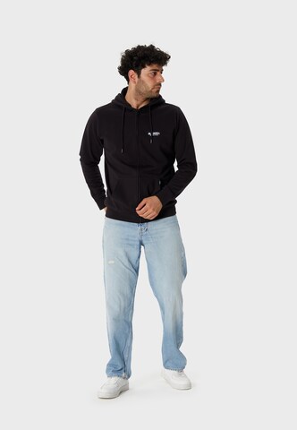 Oldskull Zip-Up Hoodie 'Xtreme Vivid Skull' in Black