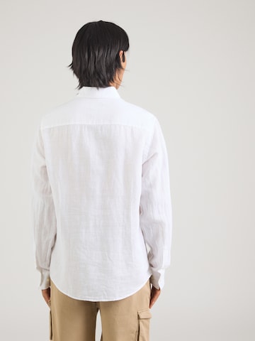 Bruun & Stengade Regular fit Overhemd 'Tahaka' in Wit