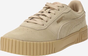 Baskets basses 'Carina 2.0' PUMA en beige : devant