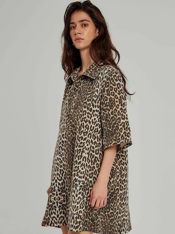 NORR Dress ' Hannali' in Beige: front