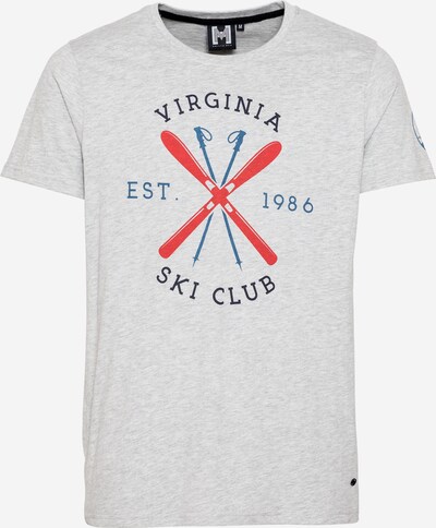 Tricou 'Mason' Hailys Men pe albastru fum / albastru noapte / gri deschis / rodie, Vizualizare produs