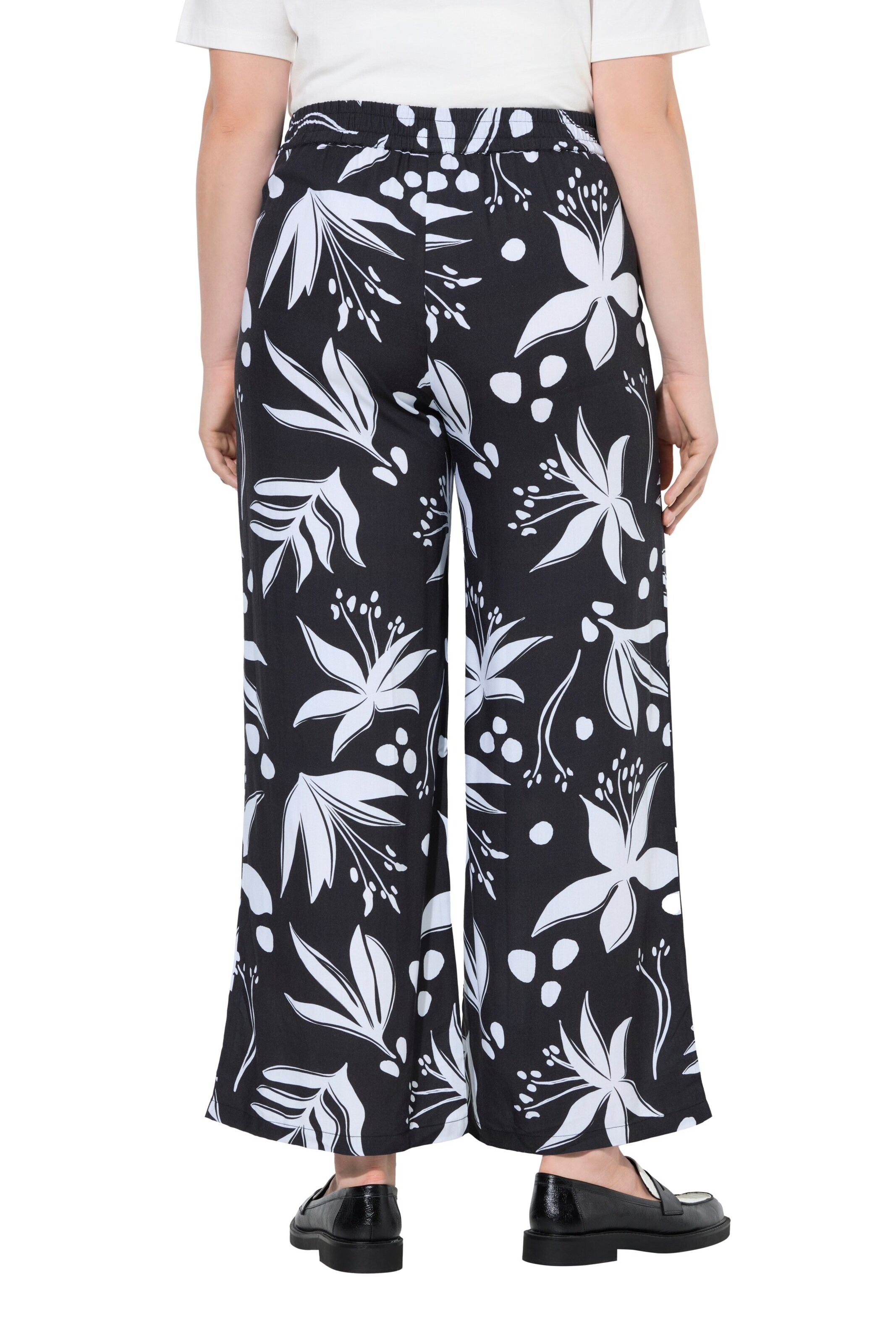 Ulla Popken Regular Hose in Schwarz