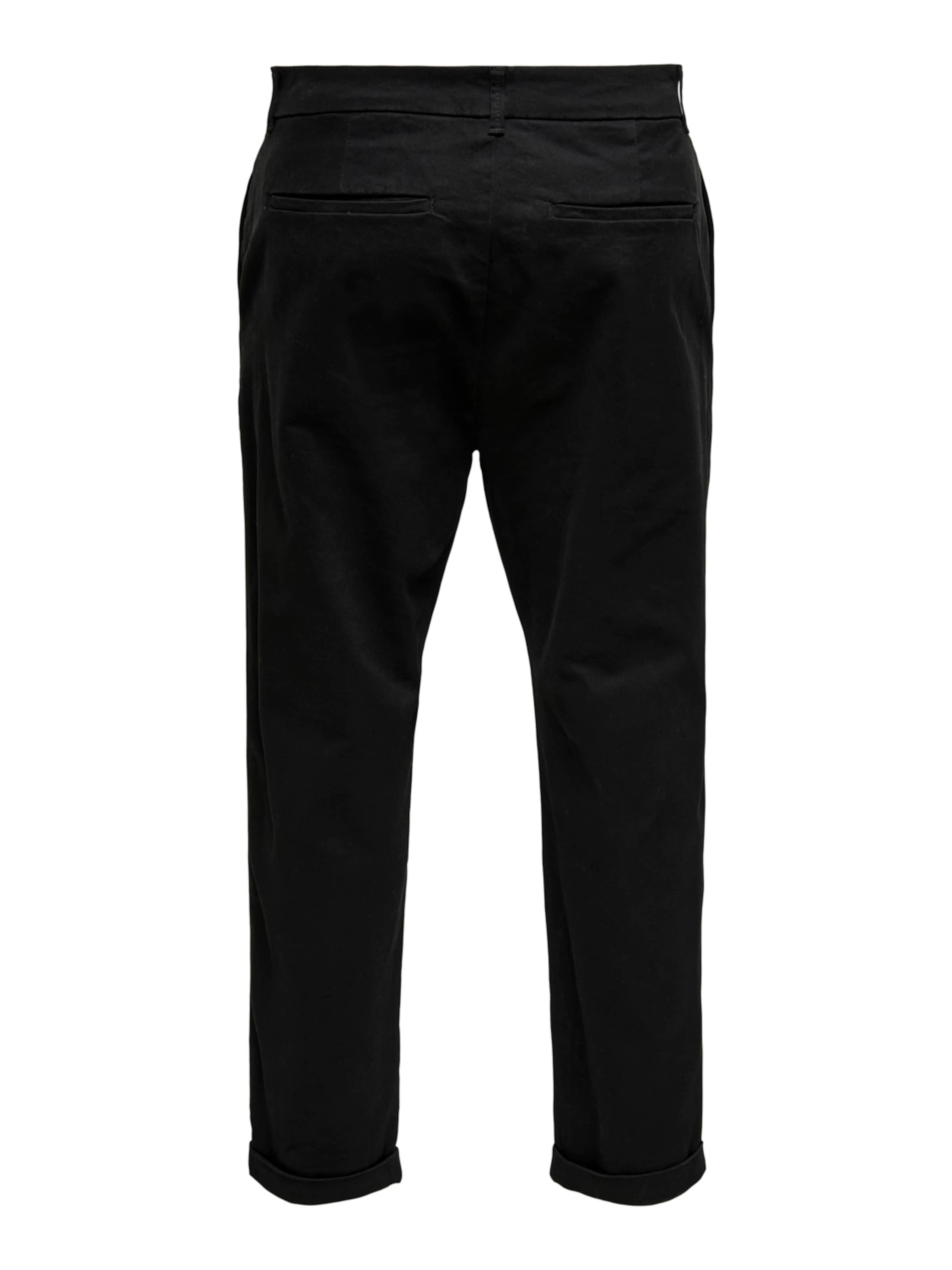 regular Pantaloni chino 'Kent' di Only & Sons in nero