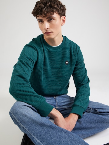 JACK & JONESSweater majica 'JCOGEO' - zelena boja: prednji dio