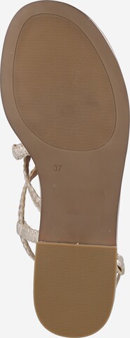 CAPRICE Remienkové sandále - Sivá