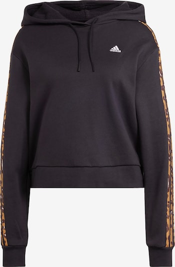 ADIDAS SPORTSWEAR Sportiska tipa džemperis 'Essentials', krāsa - kapučino / melns / balts, Preces skats