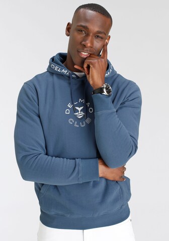 DELMAO Sweatshirt in Blau: Vorderseite