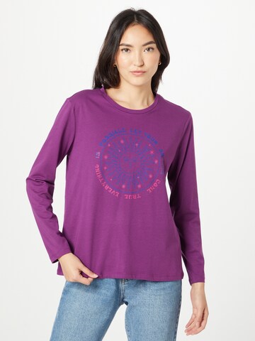 PIECES Shirt 'SUNNY' in Purple: front