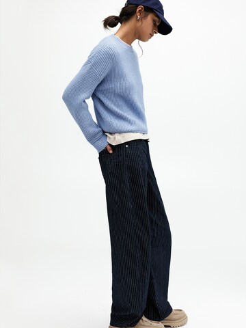 Pull&Bear Pulover | modra barva