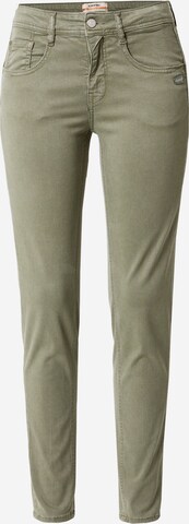 Gang Slim fit Pants 'Amelie' in Green: front