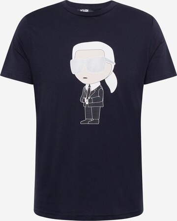 Karl Lagerfeld - Camisa em azul: frente