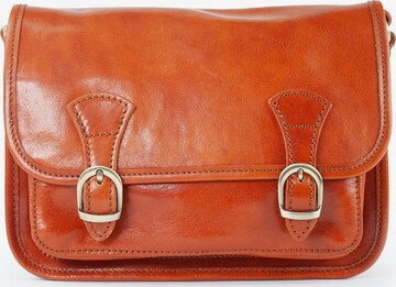 lePelou Handtasche 'ELENA' in Braun: Vorderseite